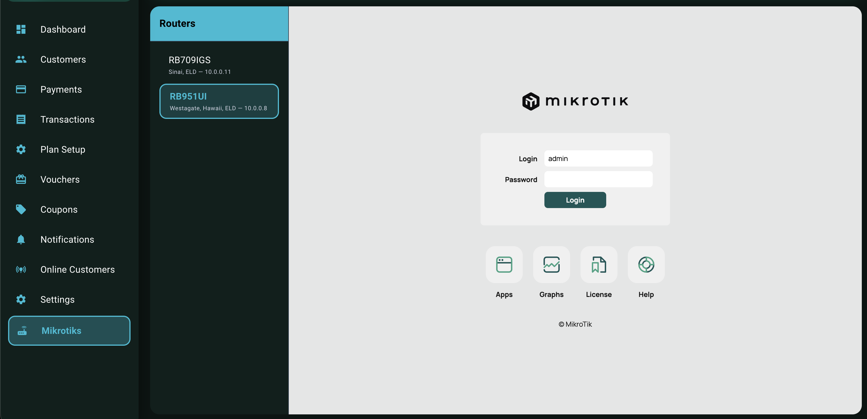Manage Router Management